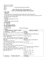 GA đại số 8 -Tuần 7