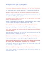 Những câu châm ngôn hay tiếng Anh!