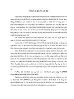 Phân tích tình hình cho vay vốn của  chi nhánh ngân hàng No&PTNT huyện phong điền tỉnh thừa thiên huế 