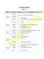 Giáo án 3 tuần 7