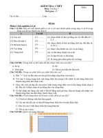 Kiểm tra 1 tiết (Lý thuyết)