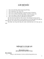 Quy chế HĐ của cơ quan trường học