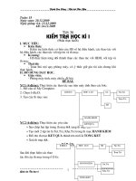 Tiết 36 - Kiểm tra học kì 1 (phần thực hành)