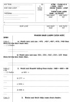 Cuối học ki II năm học 2006-2007