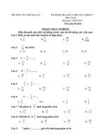 ĐỀ THI GHKI L5(2010-2011)