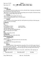 Giáo án Hóa học 8 cả năm (3 cột)