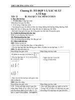 giáo án đại số và giải tích 11 chương 2