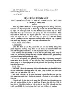 Báo cáo Tổng kết Đội TNTP HCM 2009-2010