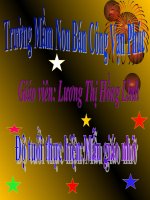 Bài thơ : Nghe lời cô giáo