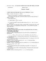 Đề tốt nghiệp 2009