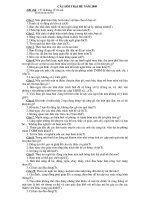 Câu hỏi về Phòng chống bom mìn