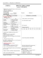 Unit 4 - Speaking - DTH