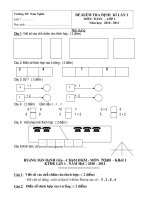 Bài Kiểm tra cả  Tiếng Việt lần 1( Tự Luận)