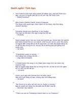 Danh ngôn Anh - Việt