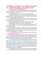 Giói thiệu các hình thức trắc nghiệm