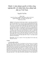 sở hữu công  nghiệp đối với nhãn hiệu theo pháp luật  dân sự Việt Nam Nguyễn Thị Pha