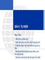 BÀI 6. TỤ ĐiỆN
