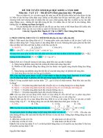 GIẢI CHI TIẾT ĐỀ LÍ ĐH_09 (NGAY tối 5_6_09)