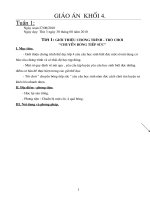 giáo án thể dục lóp 4