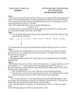 Đề thi HSG Hoá-Hải Dương