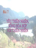 CD6_biết yêu thiên nhiên
