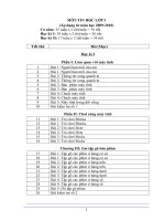 phan phoi mon tin hoc