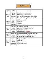 Tuần 15 Lớp 5