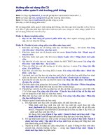 QUY TRINH SU DUNG PHAN MEM QUAN LY hs