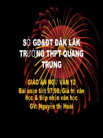 Giá trị Văn Học Và Tiếp Nhận Văn Học