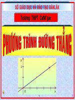 Vecto chi phương, phương trình đường thẳng