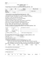 45-minute test-anh 7-lần 1