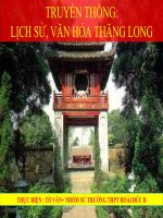 LỊCH SỬ HÀ NỘI