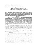 Bài KT chuyên đề QLGD