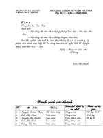 KẾ HOẠCH TỔ KHỐI 1