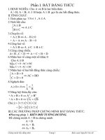 Chứng minh bất đẳng thức