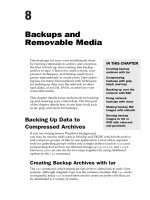 Backups and Removable Media