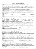 ĐỀ KIỂM TRA PHẦN PHI KIM