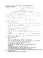 kế hoạch hội nghị cấp tổ cấp trường 2008-2009