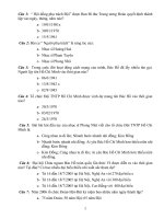 ĐỀ THI TPT ĐỘI GIỎI CẤP TỈNH