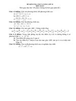 Kiểm tra đầu năm