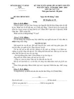 Đề+DA vào chuyên Nguyễn Trãi Hải Dương(09-10)