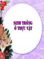 Sinh trưởng ở ĐV - CB