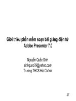 HƯỚNG DẨN SỬ DỤNG PHẦN MỀM SOẠN GADT E-LEARNING