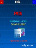 FMIS DÀNH CHO HIỆU TRƯỞNG