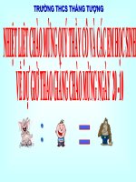 Chia đơn thưc cho đơn thức