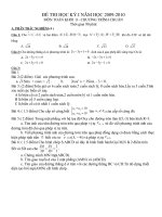 Kiểm tra HKI 2009-2010