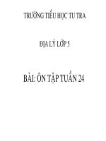 DIA LY LOP 5:ON TAP TUAN 24