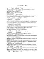 Luyện về Este - Lipit