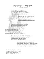 Ngày ấy ... Bây giờ!