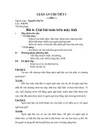 Bài 6: Giải bài toán trên máy tính